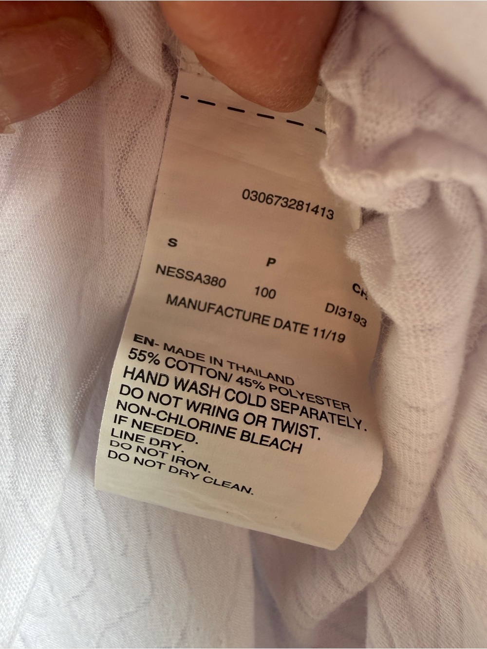 Nike White Hooded Swim Cover-Up Dress Textured Print Women’s Small Like New - Picture 7 of 11